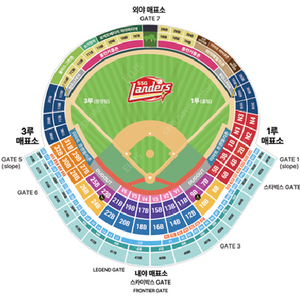 4/18(금) SSG vs LG 3루 내야필드석