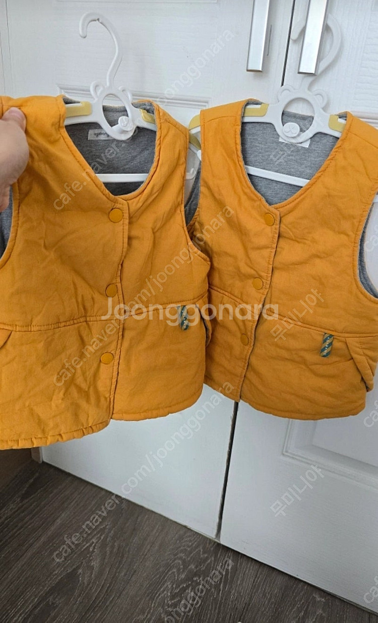 아가방 병아리 조끼 실,내외 강추 (쌍둥이가능)--0