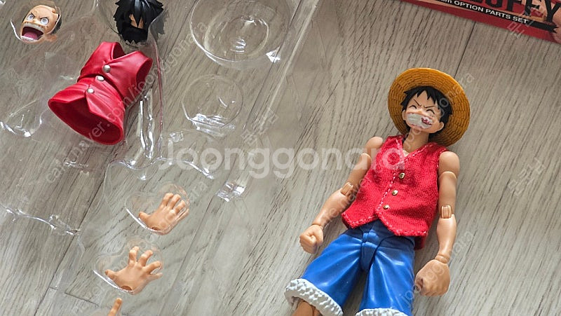 shf 원피스 루피 커스텀 & 고무고무 세트 판매--3
