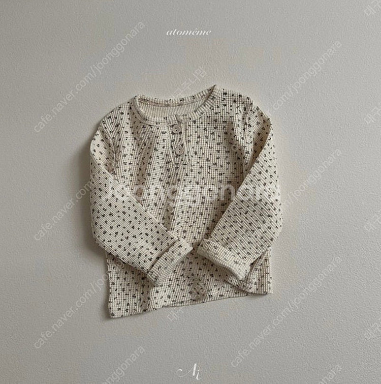 아토메메 와플티셔츠 아기티셔츠 XL(100-120) 새...--2