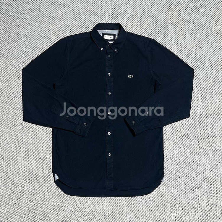 Lacoste 라코스테 신형 네이비 코튼 옥스퍼드 셔츠...--0