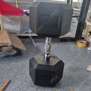 고무 육각 아령 2.5kg 7kg 8kg 12kg 12.5kg 16kg 35kg 미사용 새제품