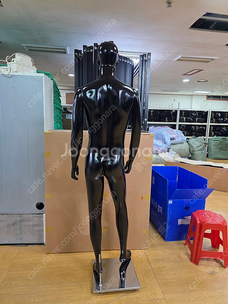 남성 코마네킹 블렉 유광 마네킹 팜매합니다.--1