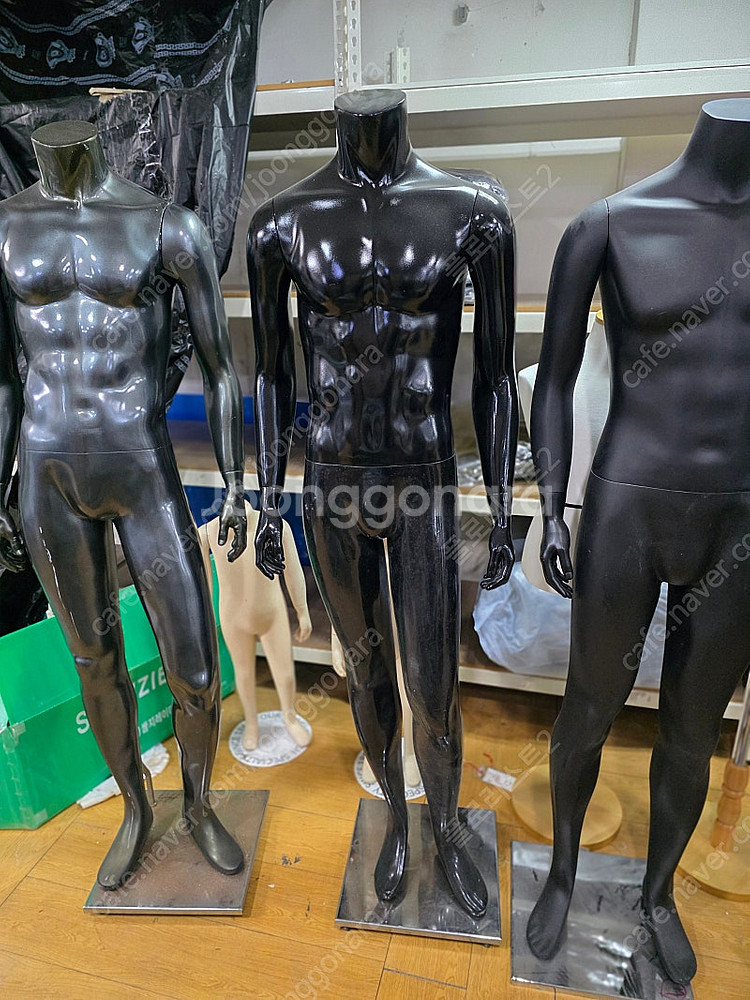 남성 코마네킹 블렉 유광 마네킹 팜매합니다.--3