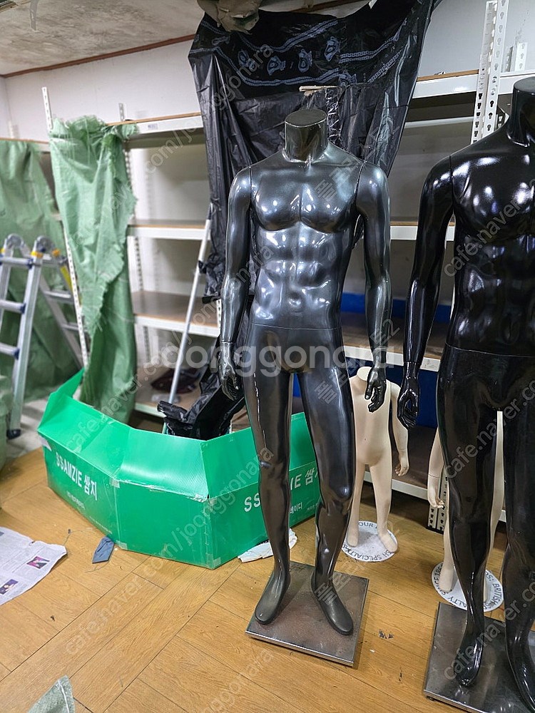 남성 코마네킹 블렉 유광 마네킹 팜매합니다.--7