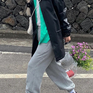 리넨느 레더자켓
