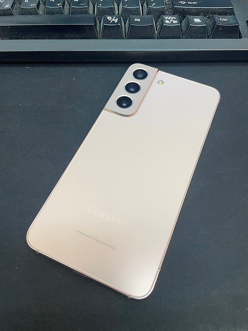 갤럭시S22 핑크골드 256GB 무잔상 상태좋은 중고3...--0