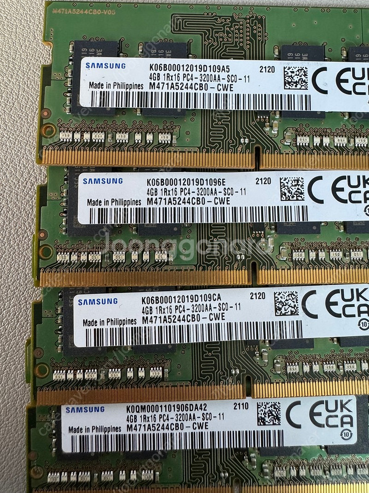 삼성 PC용 DDR4-3200 4GB--0