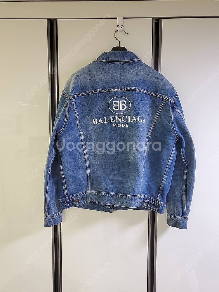 발렌시아가/BB자수로고 데님자케--1