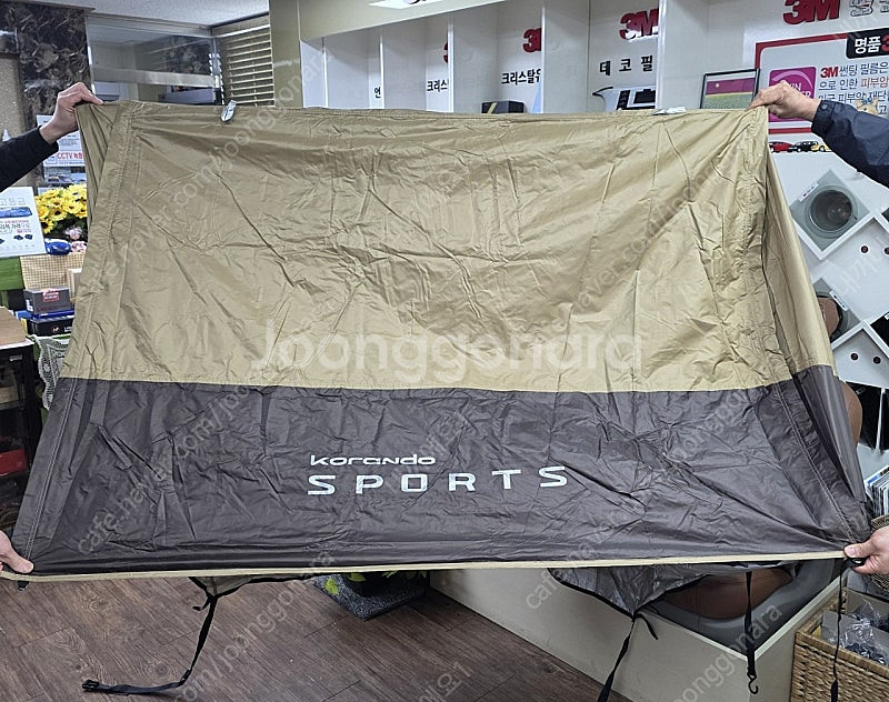 진보 코란도스포츠 렉스턴스포츠 무쏘 적재함텐트 ,차박용--1