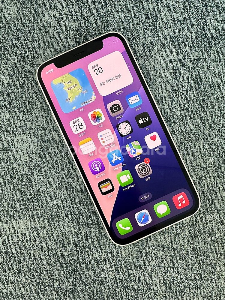 *자급제* 아이폰12미니 128G 화이트 상태좋은 단말...--2