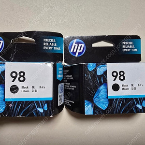 hp desk jet ink 98 (2개)