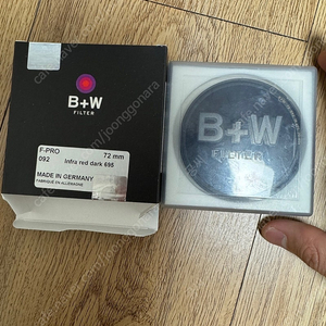 [B+W] 092 DARK RED 72mm 적외선 필터 판매합니다. 6만