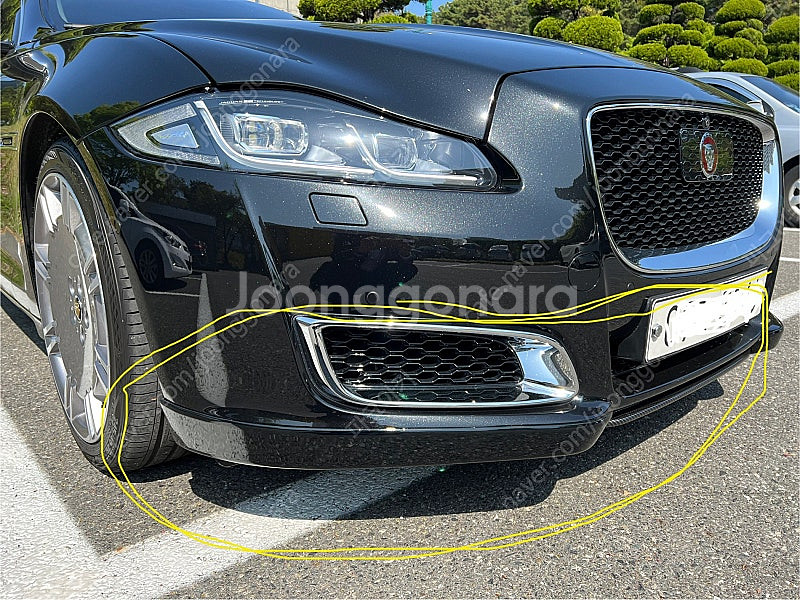 재규어 XJ X351 프론트 립--0