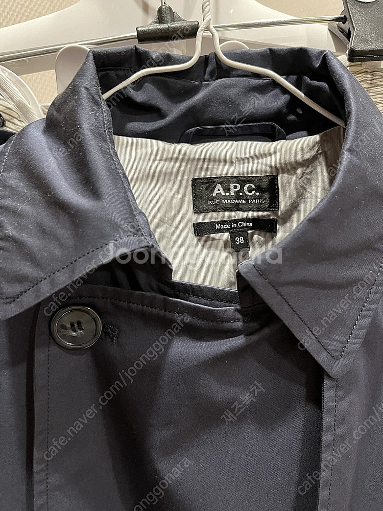 A.P.C. 아페쎄 조세핀 코튼 블렌드 트렌치 코트--5