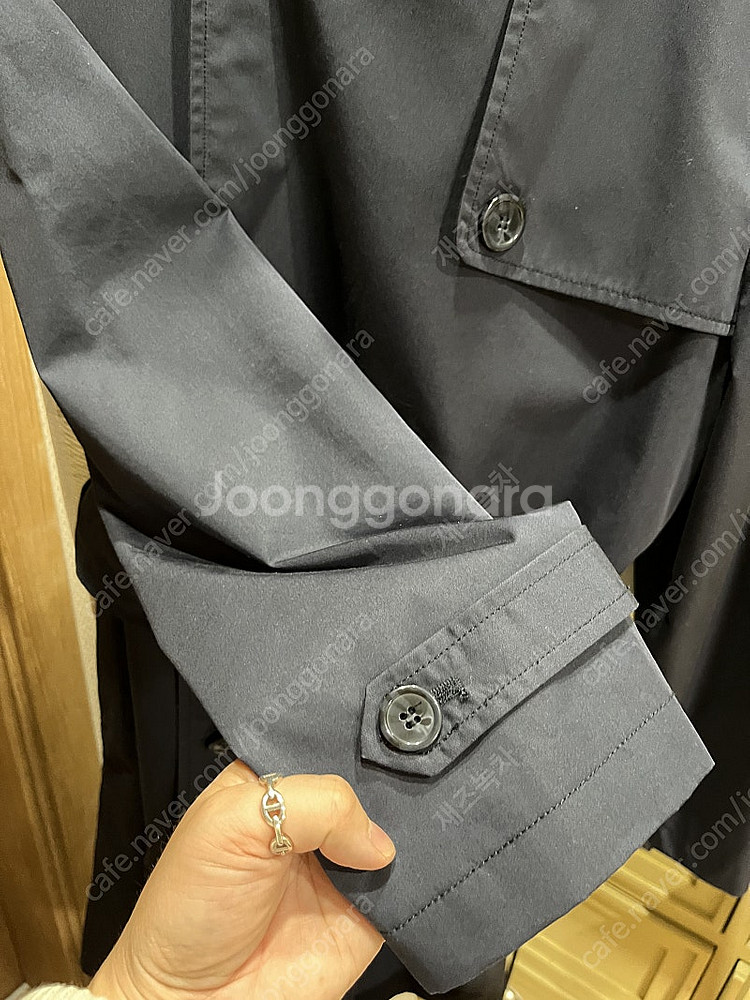 A.P.C. 아페쎄 조세핀 코튼 블렌드 트렌치 코트--7
