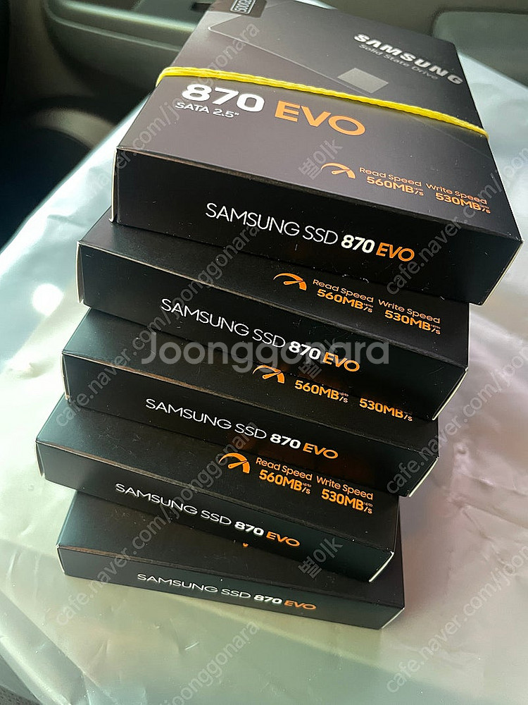 삼성 870 EVO(SATA) 미개봉 x 4개 판매합니...--0