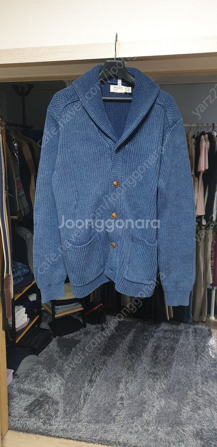 폴로 빈티지 숄카라 가디건 (POLO)--0