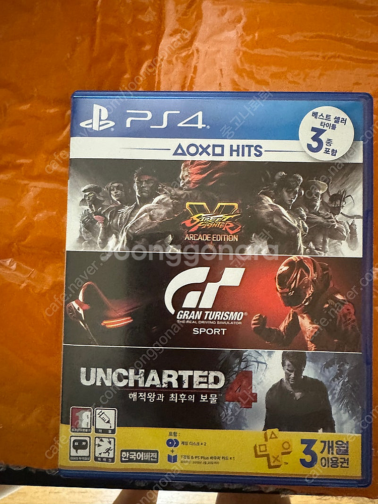 PS4 게임 3종 합본(스트리트 파이터,그란트리수모,언...--0