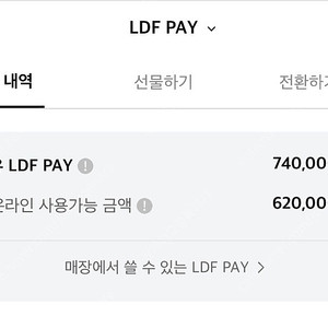롯데 ldf pay 74만원권 판매