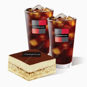 투썸플레이스 티라미수+아메리카노(R) 2잔 12000