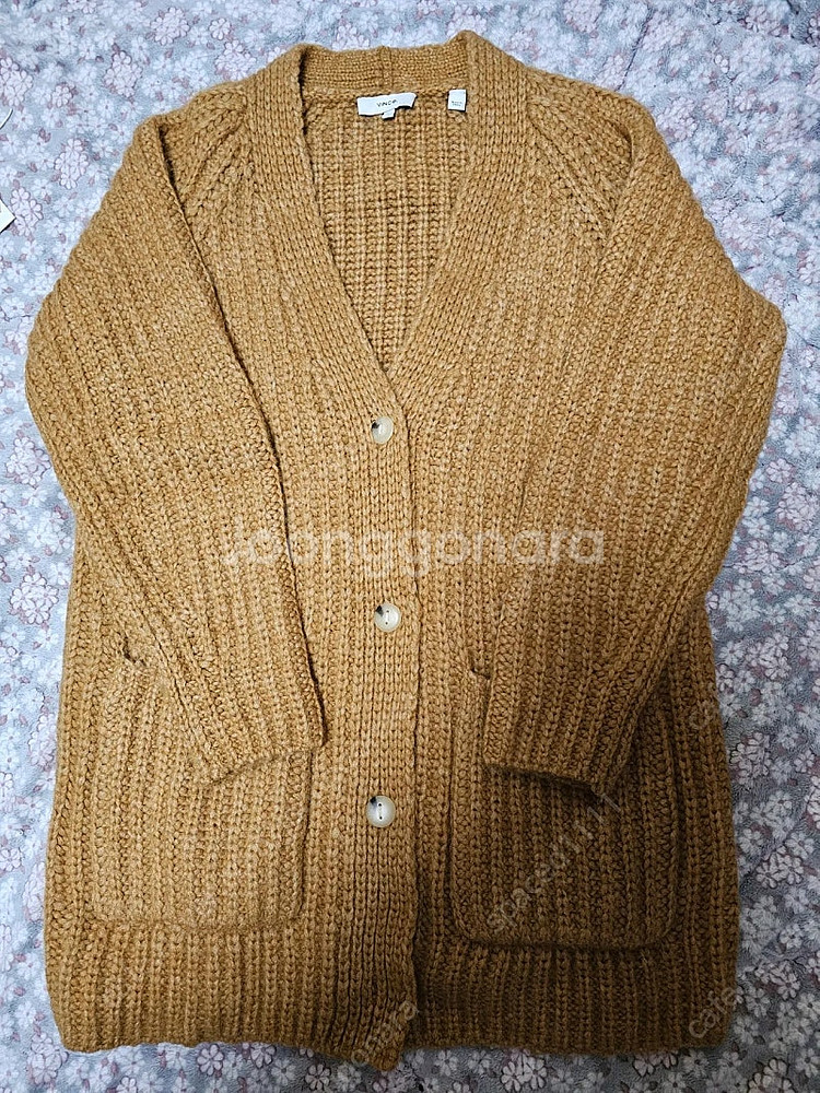 빈스 알파카 가디건--2