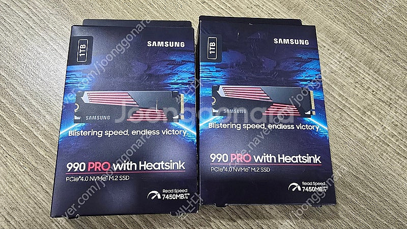 단순개봉 삼성 990 PRO SSD 1TB 히트싱크 팝...--0