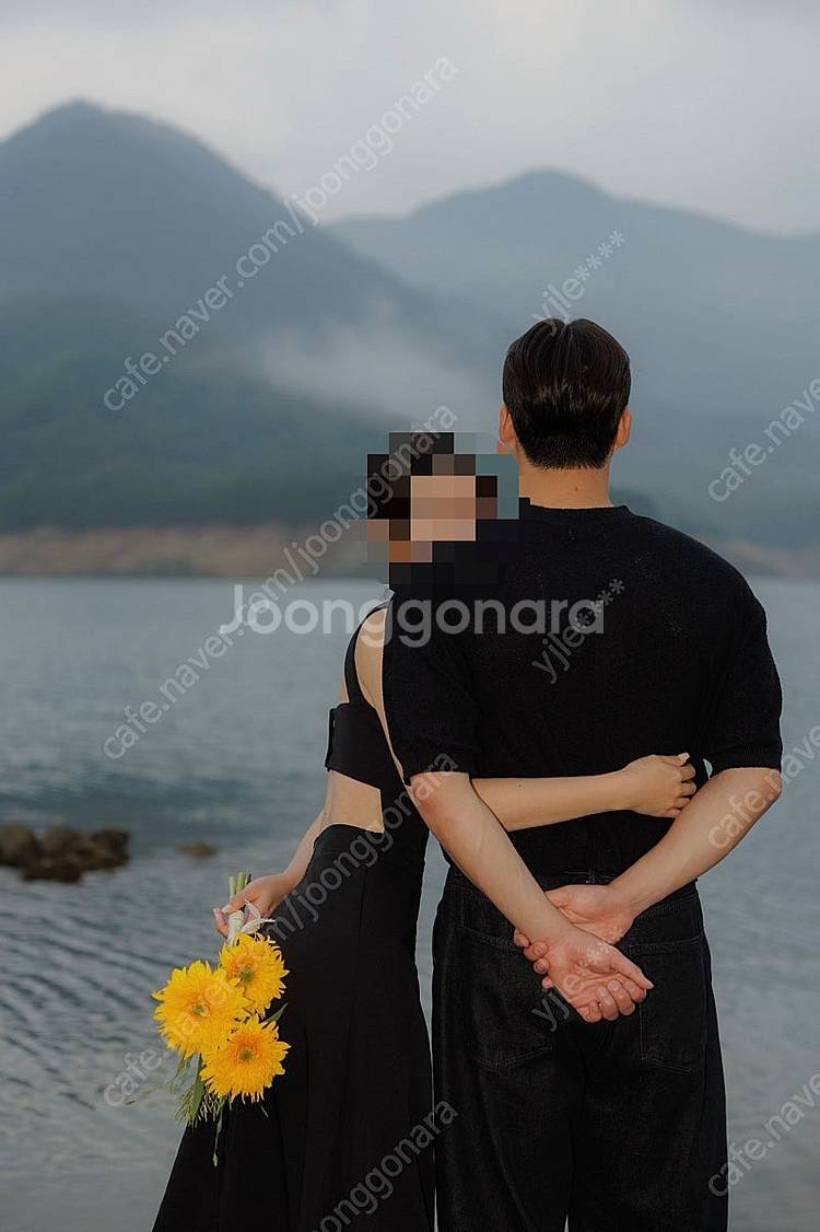 셀프웨딩 블랙드레스--5