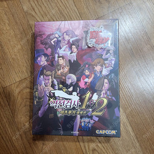 (택포) PS4 역전검사 1&2 미츠루기 셀렉션 체크메이트 한정판 키링 포함