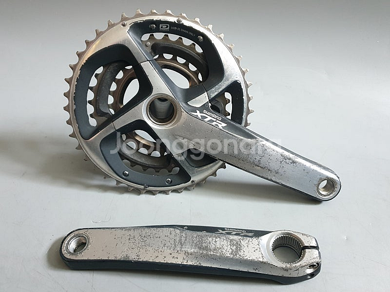 MTB 시마노 XTR 3단 M980 크랭크+M952 드...--2