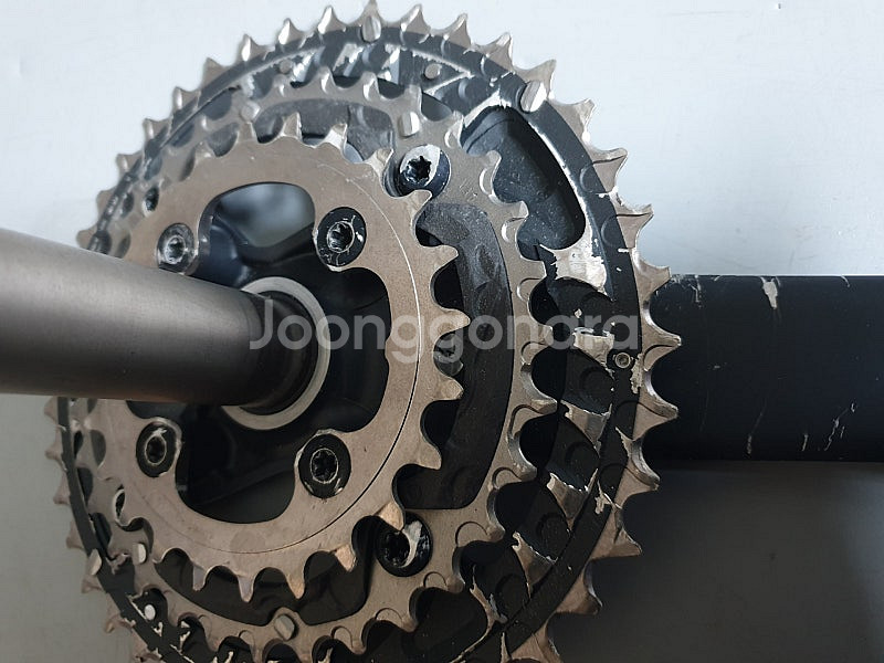 MTB 시마노 XTR 3단 M980 크랭크+M952 드...--4