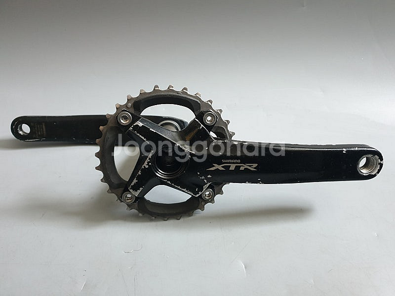 MTB 시마노 XTR 3단 M980 크랭크+M952 드...--7