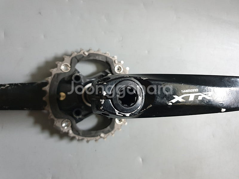 MTB 시마노 XTR 3단 M980 크랭크+M952 드...--8