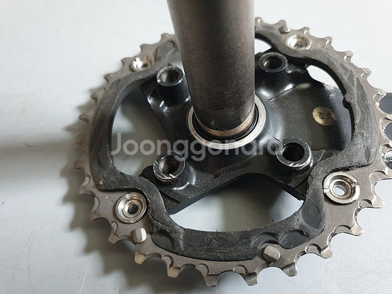 MTB 시마노 XTR 3단 M980 크랭크+M952 드...--9