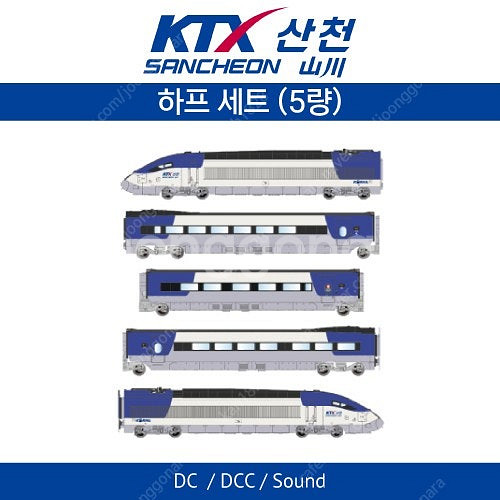 디테일드 케이 HO 게이지 KTX-산천 5량 하프세트 ...--0