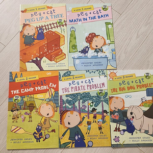Peg + Cat 시리즈 리더스 5종 세트 (Level 1+ Level 2)