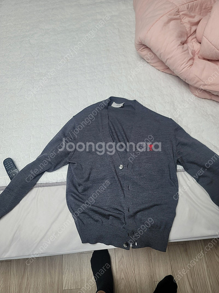 아미 기본가디건 xl 팝니다. 그레이--0