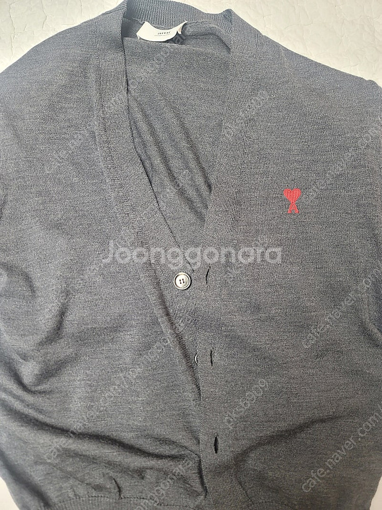 아미 기본가디건 xl 팝니다. 그레이--1