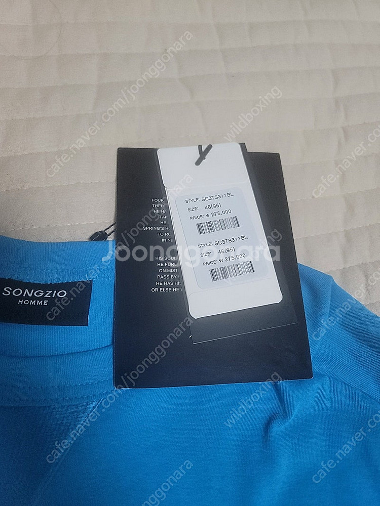 송지오옴므 반팔 티셔츠 46(95)--6