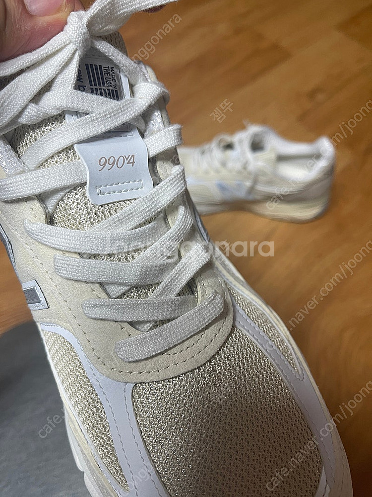 뉴발란스 990v4 크림화이트 285 새거--0