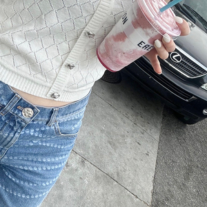 더로랑 [EXCLUSIVE] Pearl sequins tube top knit