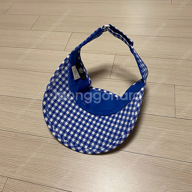 보그너 골프 여성 체크 썬캡 56cm 프리 사이즈 택배...--3