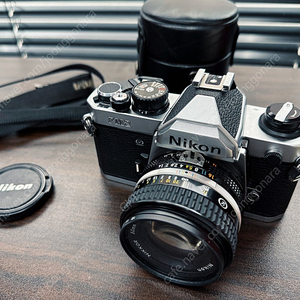 니콘 fm2 후기형 + 50mm f1.4 + 55mm f2.8