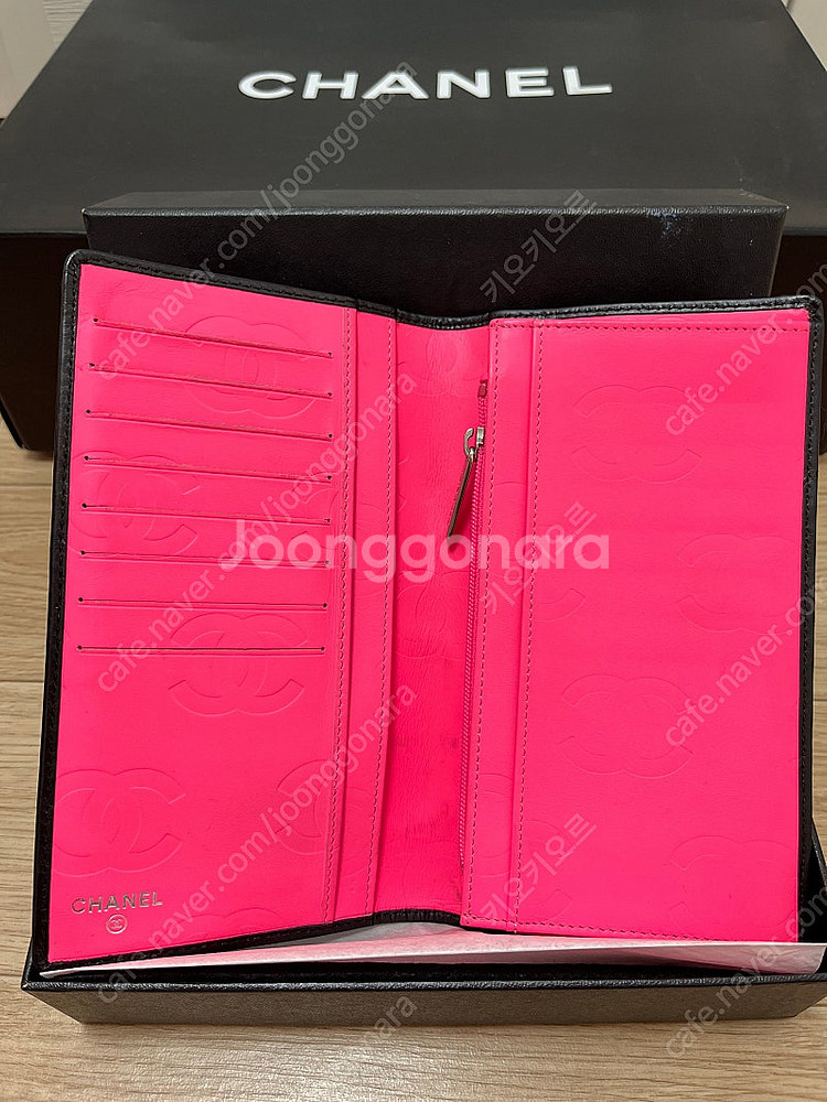 샤넬 깜봉 장지갑 블랙--3