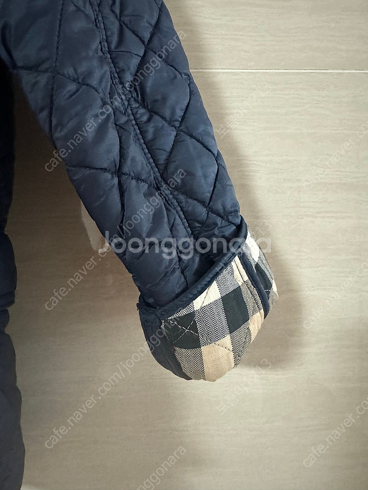 버버리 키즈 퀼팅자켓 6y--5