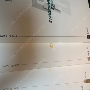 배기범 3순환 물리 기출