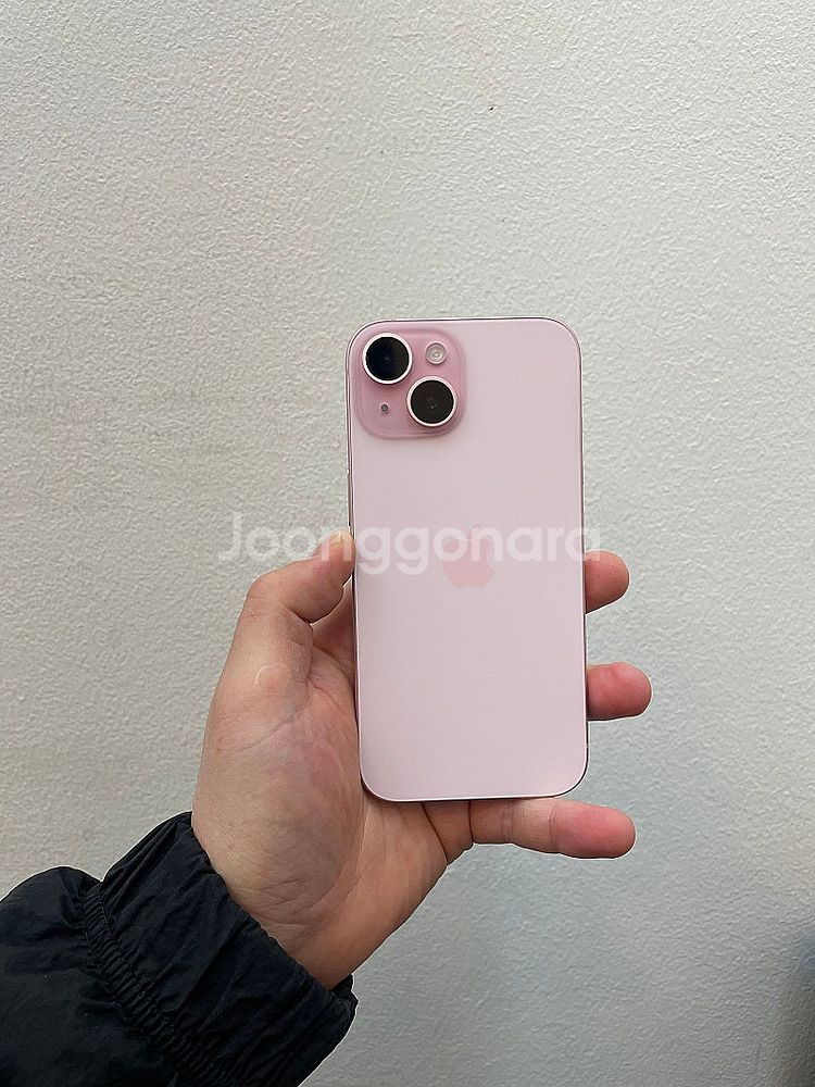 아이폰15 핑크 128GB 배터리90% 상태좋은 중고7...--0