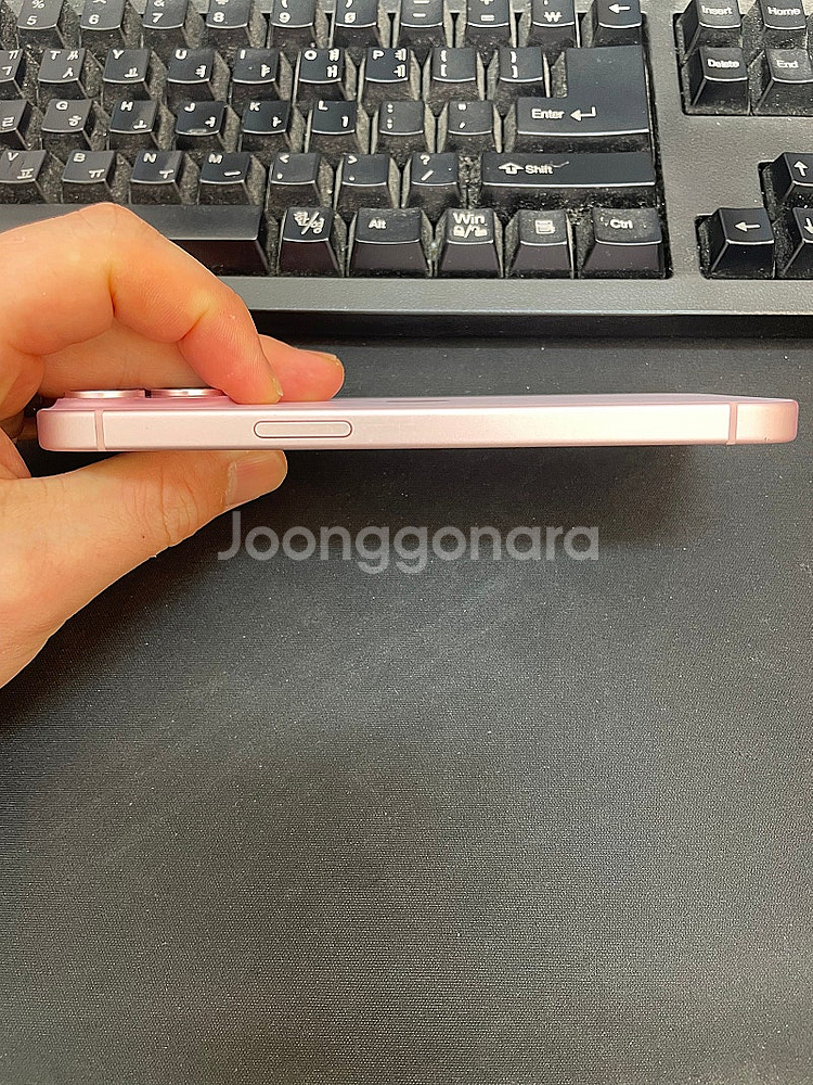 아이폰15 핑크 128GB 배터리90% 상태좋은 중고7...--4