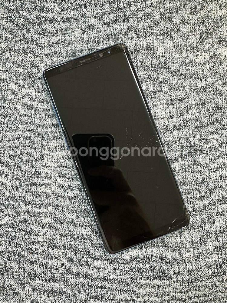 갤럭시노트8 64G 블루 액정파손 기능정상 4만원 판매...--6