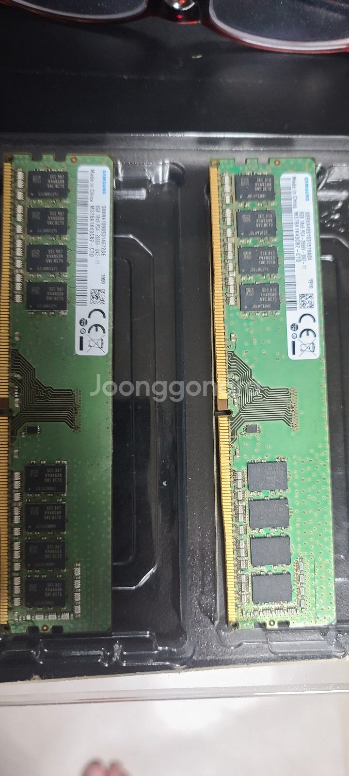 DDR4삼성 메모리 램8기가 2개--0